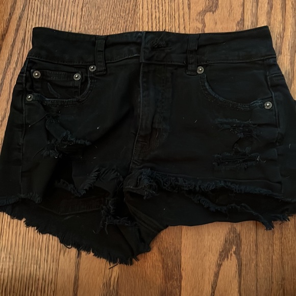 Express and American Eagle Denim shorts Bundle size 0 - Picture 8 of 13